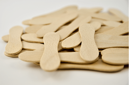 Manufacturer and wholesaler of wooden sticks for sorbets and ice cream